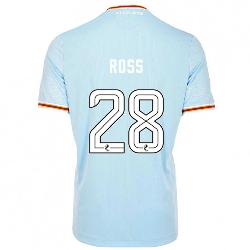 Danxen Herren Luca Ross #28 Himmelblau Auswärtstrikot Trikot 2025/26 T-Shirt Österreich