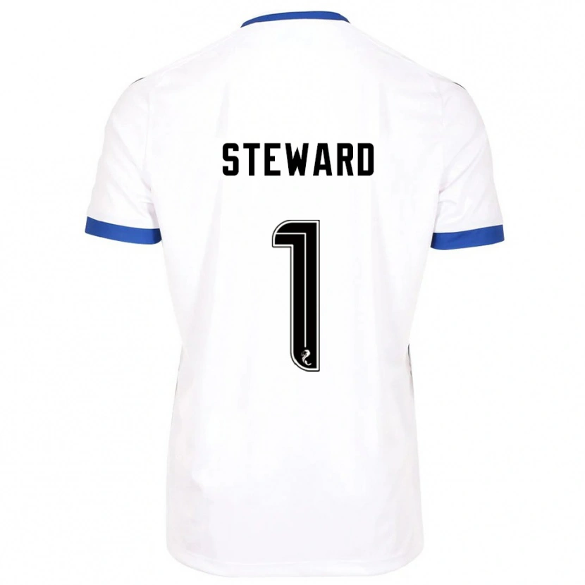 Danxen Herren Toby Steward #1 Weiß Blau Auswärtstrikot Trikot 2025/26 T-Shirt Österreich
