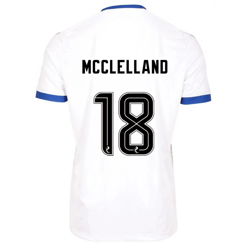 Danxen Herren Sam Mcclelland #18 Weiß Blau Auswärtstrikot Trikot 2025/26 T-Shirt Österreich