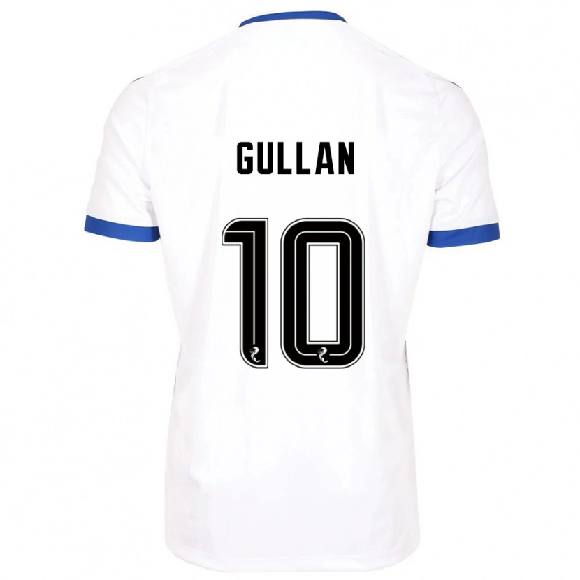 Danxen Herren Jamie Gullan #10 Weiß Blau Auswärtstrikot Trikot 2025/26 T-Shirt Österreich
