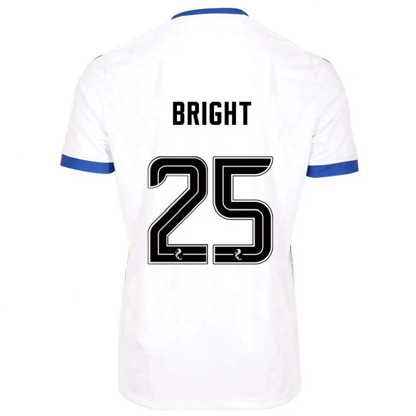Danxen Herren Scott Bright #25 Weiß Blau Auswärtstrikot Trikot 2025/26 T-Shirt Österreich
