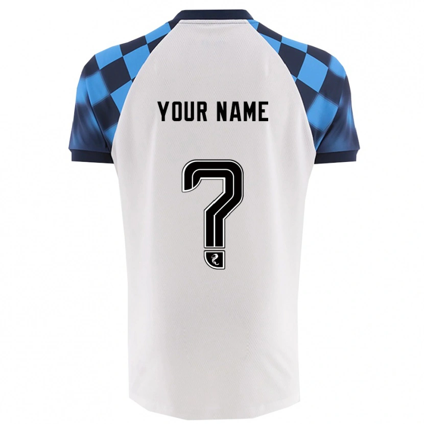 Danxen Herren Ihren Namen #0 Weiß Himmelblau Auswärtstrikot Trikot 2025/26 T-Shirt Österreich