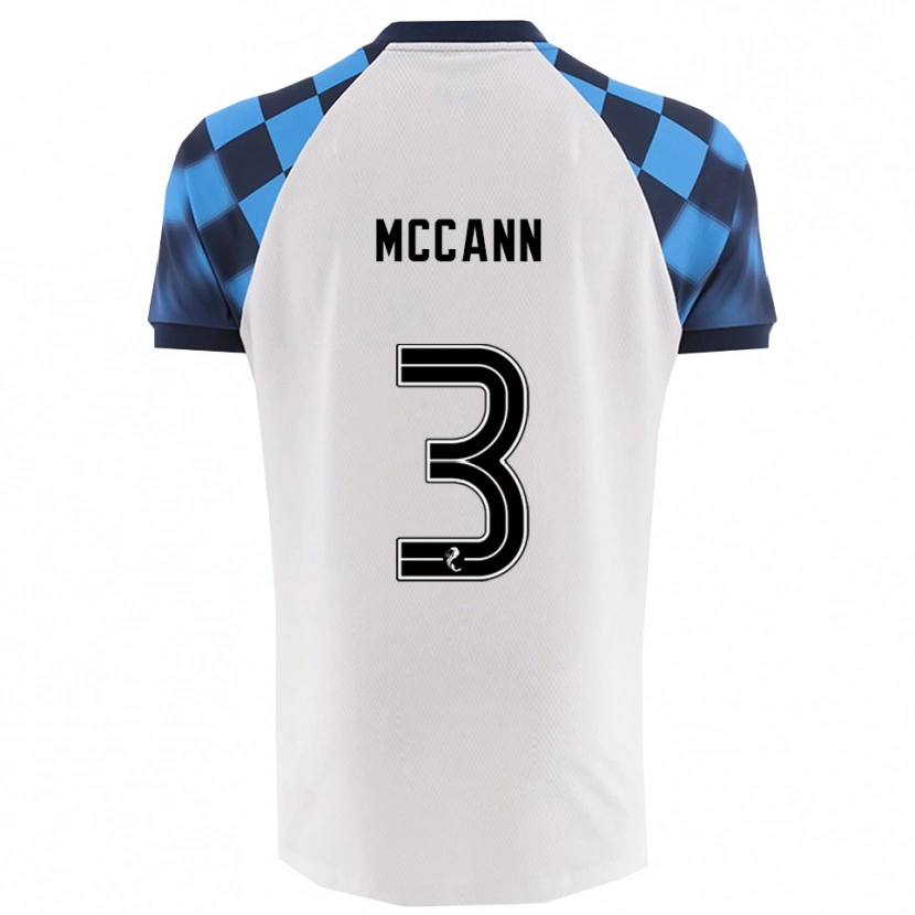 Danxen Herren Leon Mccann #3 Weiß Himmelblau Auswärtstrikot Trikot 2025/26 T-Shirt Österreich