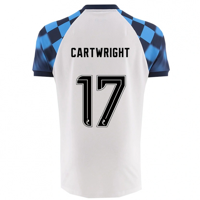 Danxen Herren Henry Cartwright #17 Weiß Himmelblau Auswärtstrikot Trikot 2025/26 T-Shirt Österreich