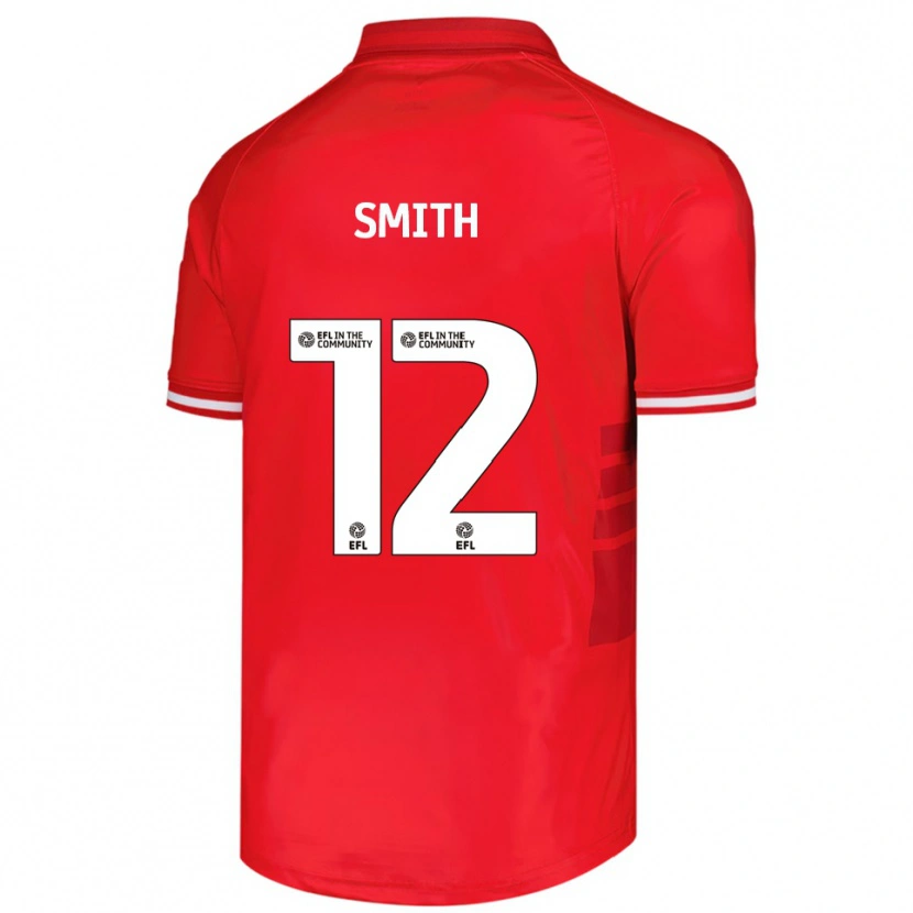 Danxen Damen Jackson Smith #12 Rot Weiß Heimtrikot Trikot 2025/26 T-Shirt Österreich