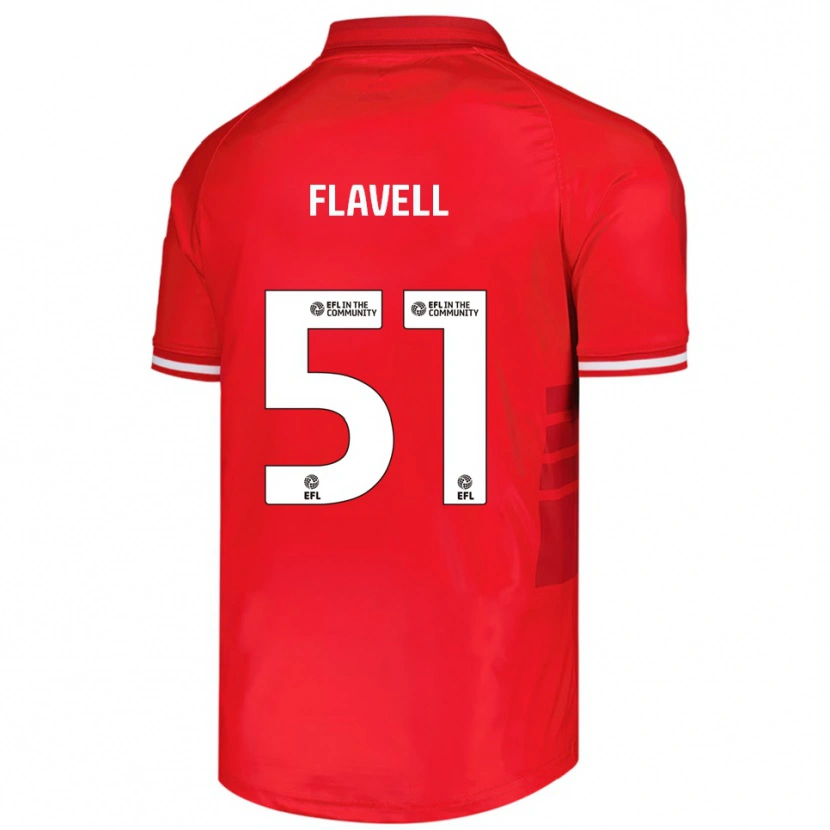 Danxen Damen Kieren Flavell #51 Rot Weiß Heimtrikot Trikot 2025/26 T-Shirt Österreich