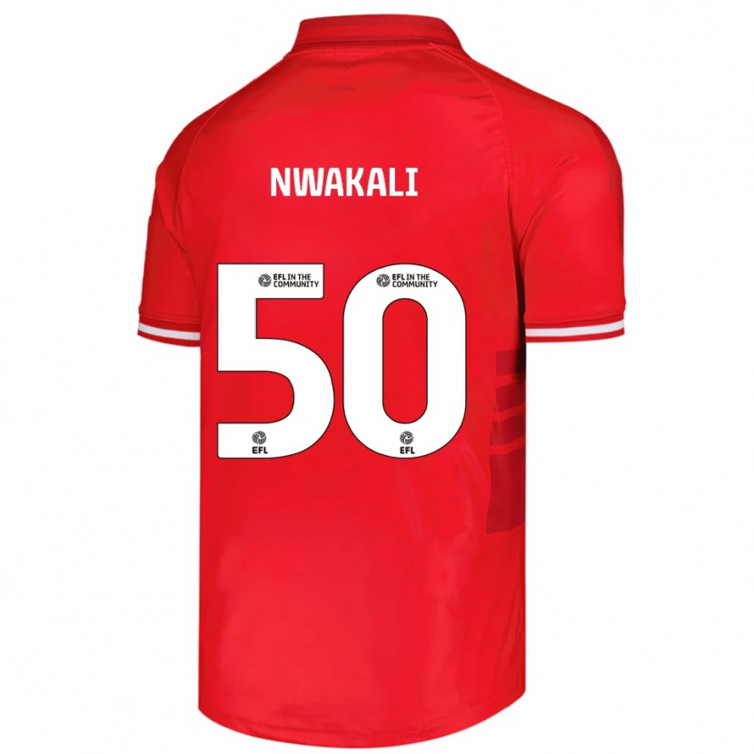 Danxen Damen Kelechi Nwakali #50 Rot Weiß Heimtrikot Trikot 2025/26 T-Shirt Österreich