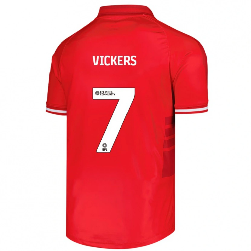 Danxen Damen Caylan Vickers #7 Rot Weiß Heimtrikot Trikot 2025/26 T-Shirt Österreich