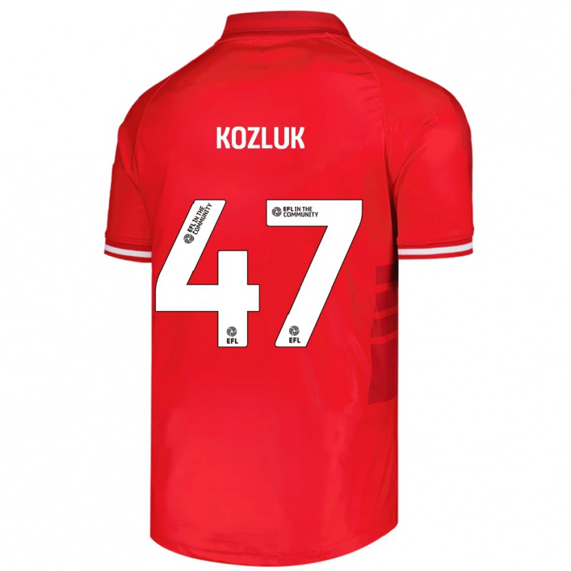 Danxen Damen Ziggy Kozluk #47 Rot Weiß Heimtrikot Trikot 2025/26 T-Shirt Österreich