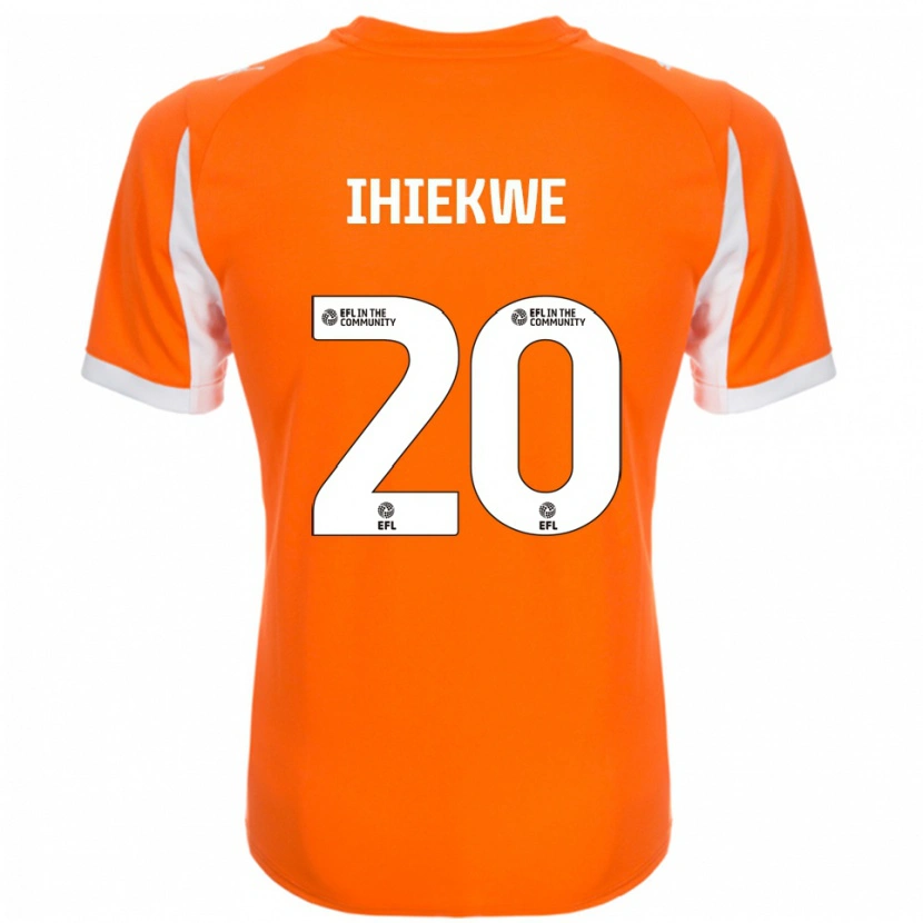 Danxen Damen Michael Ihiekwe #20 Orange Weiß Heimtrikot Trikot 2025/26 T-Shirt Österreich