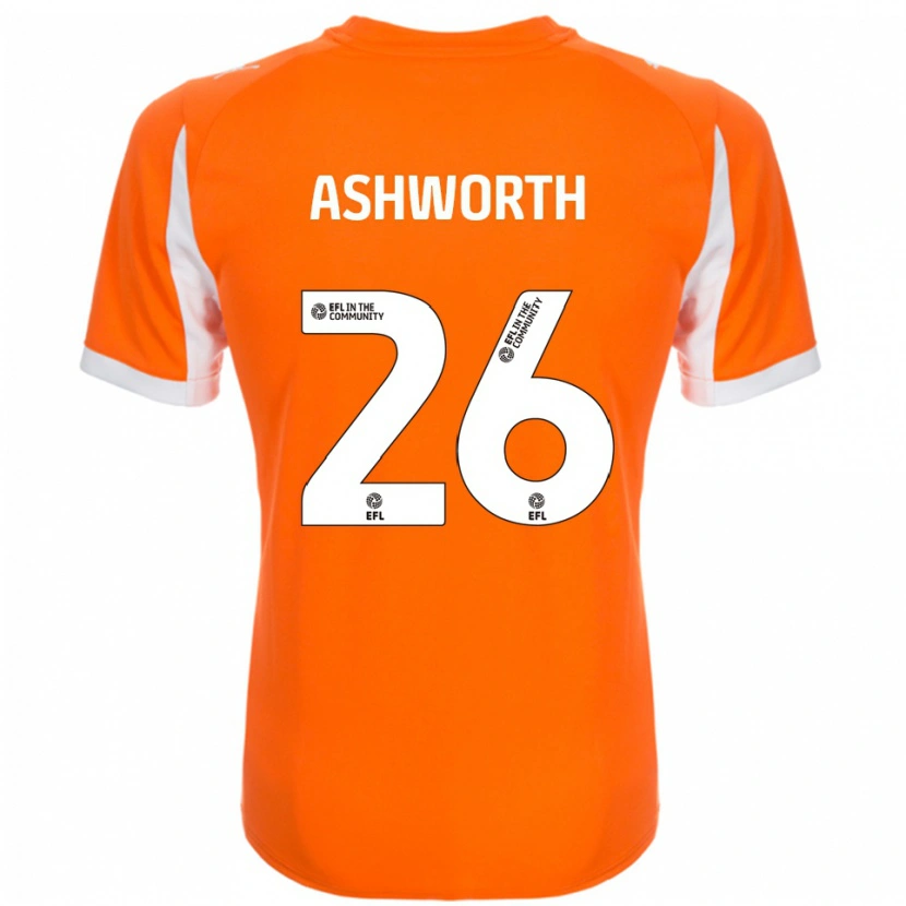 Danxen Damen Zac Ashworth #26 Orange Weiß Heimtrikot Trikot 2025/26 T-Shirt Österreich