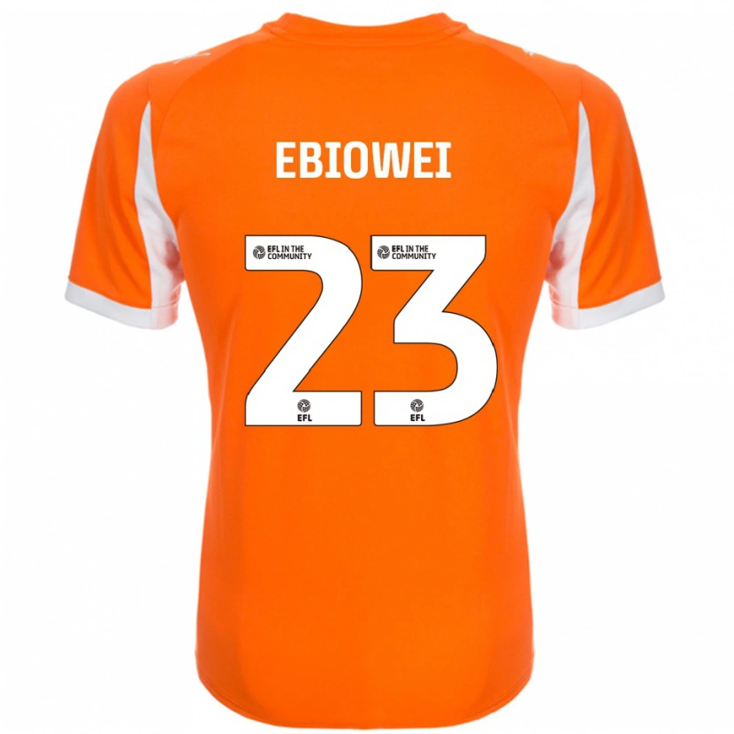 Danxen Damen Malcolm Ebiowei #23 Orange Weiß Heimtrikot Trikot 2025/26 T-Shirt Österreich
