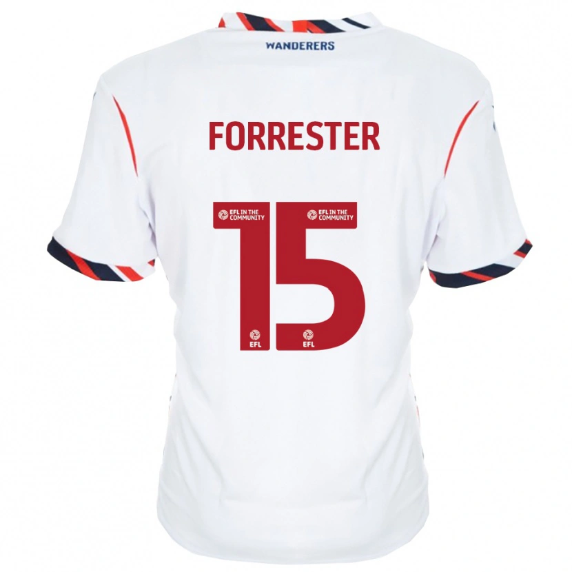 Danxen Damen Will Forrester #15 Weiß Rot Heimtrikot Trikot 2025/26 T-Shirt Österreich