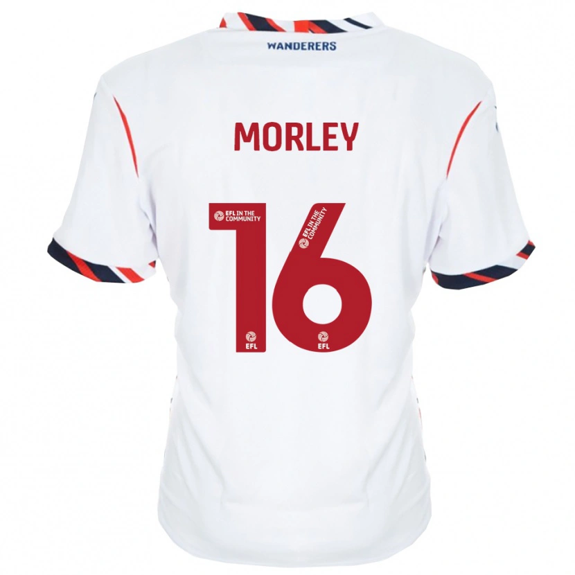 Danxen Damen Aaron Morley #16 Weiß Rot Heimtrikot Trikot 2025/26 T-Shirt Österreich