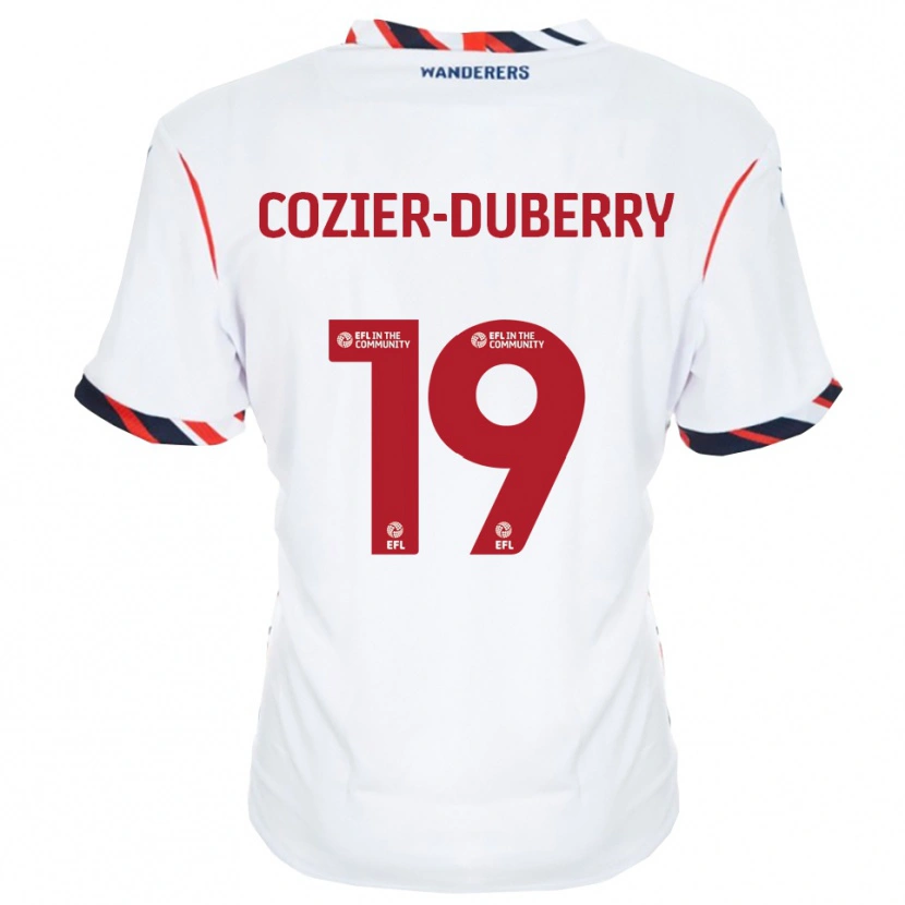 Danxen Damen Amario Cozier-Duberry #19 Weiß Rot Heimtrikot Trikot 2025/26 T-Shirt Österreich