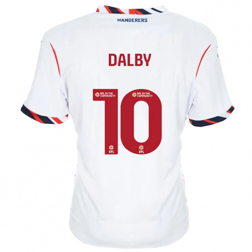 Danxen Damen Sam Dalby #10 Weiß Rot Heimtrikot Trikot 2025/26 T-Shirt Österreich