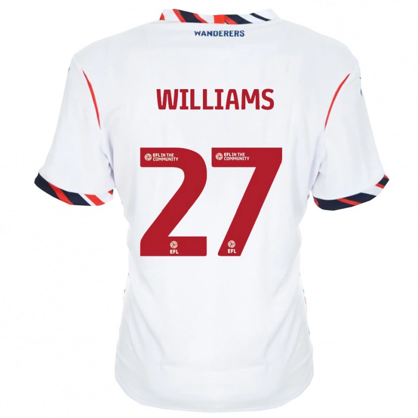 Danxen Damen Randell Williams #27 Weiß Rot Heimtrikot Trikot 2025/26 T-Shirt Österreich