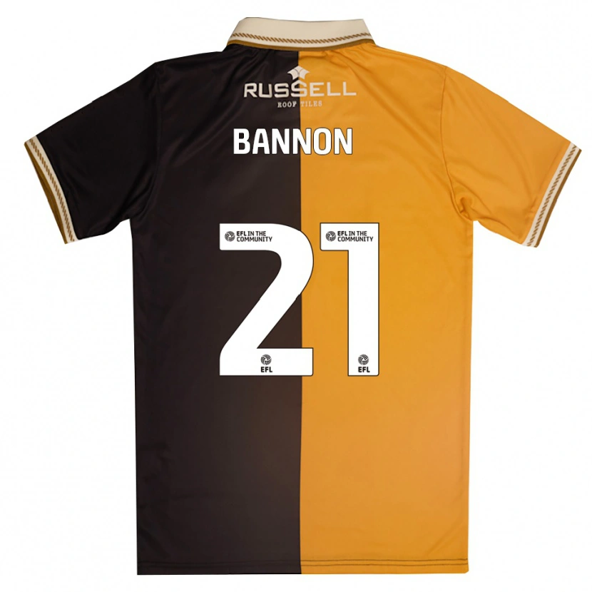 Danxen Damen Alex Bannon #21 Gelb Schwarz Heimtrikot Trikot 2025/26 T-Shirt Österreich