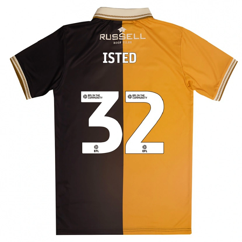 Danxen Damen Harry Isted #32 Gelb Schwarz Heimtrikot Trikot 2025/26 T-Shirt Österreich