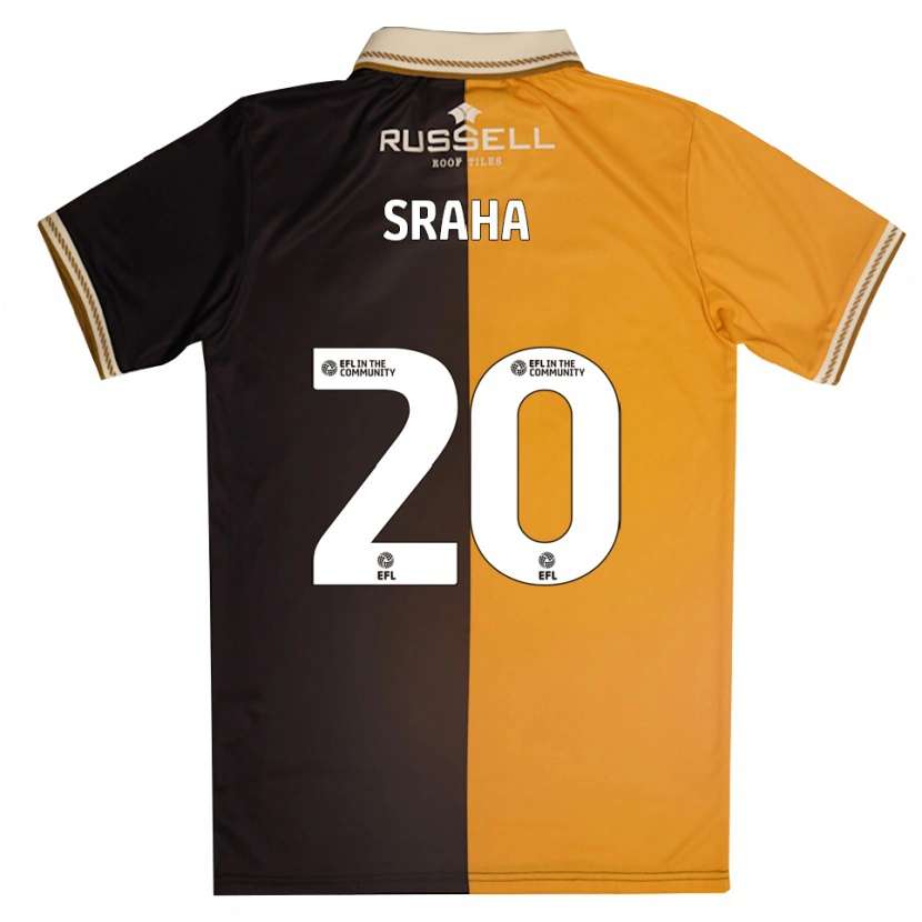 Danxen Damen Jason Sraha #20 Gelb Schwarz Heimtrikot Trikot 2025/26 T-Shirt Österreich