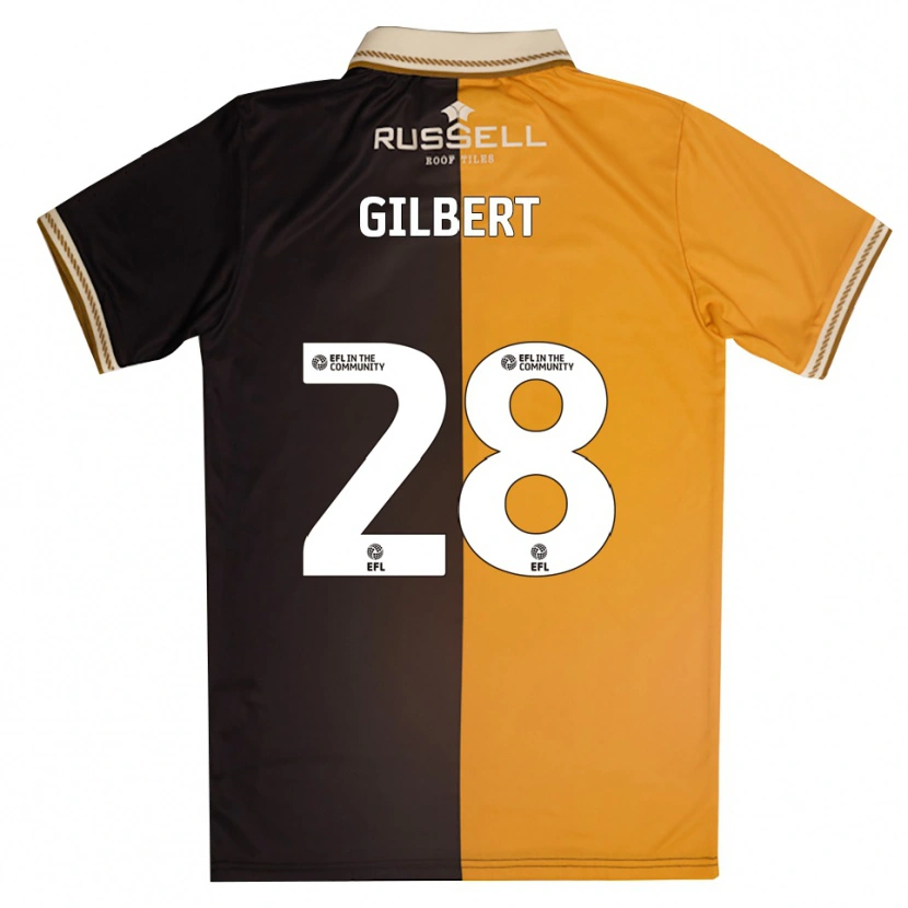 Danxen Damen Cameron Gilbert #28 Gelb Schwarz Heimtrikot Trikot 2025/26 T-Shirt Österreich