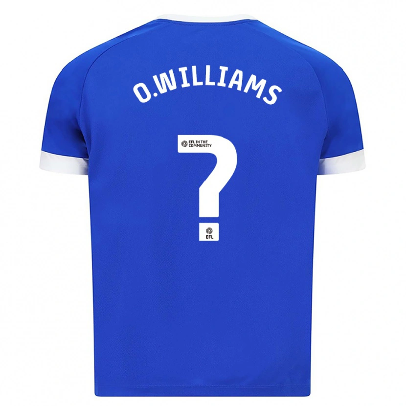 Danxen Damen Oliver Williams #0 Blau Weiß Heimtrikot Trikot 2025/26 T-Shirt Österreich