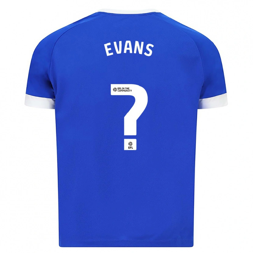 Danxen Damen Grufydd Evans #0 Blau Weiß Heimtrikot Trikot 2025/26 T-Shirt Österreich