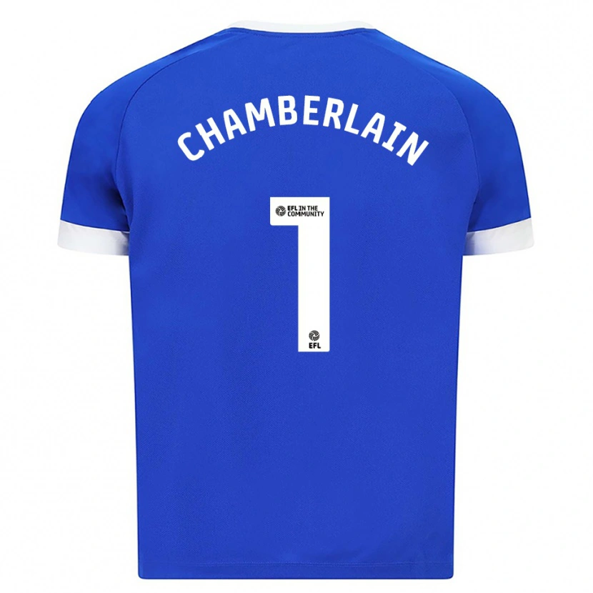 Danxen Damen Ceryn Chamberlain #1 Blau Weiß Heimtrikot Trikot 2025/26 T-Shirt Österreich