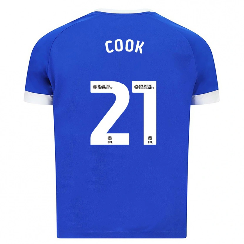 Danxen Damen Mikayla Cook #21 Blau Weiß Heimtrikot Trikot 2025/26 T-Shirt Österreich