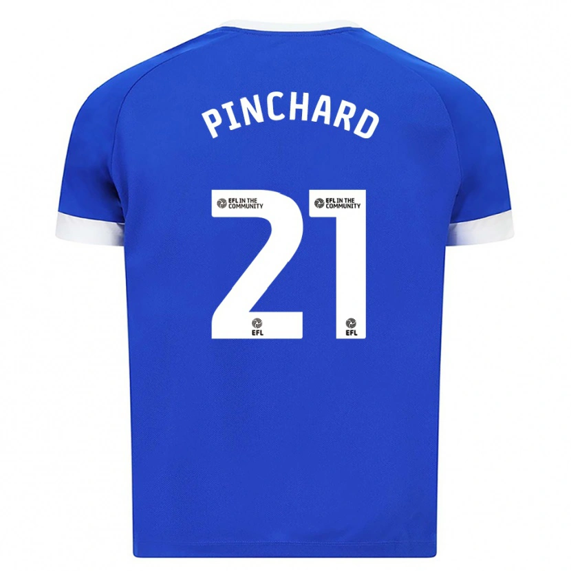 Danxen Damen Cerys Pinchard #21 Blau Weiß Heimtrikot Trikot 2025/26 T-Shirt Österreich