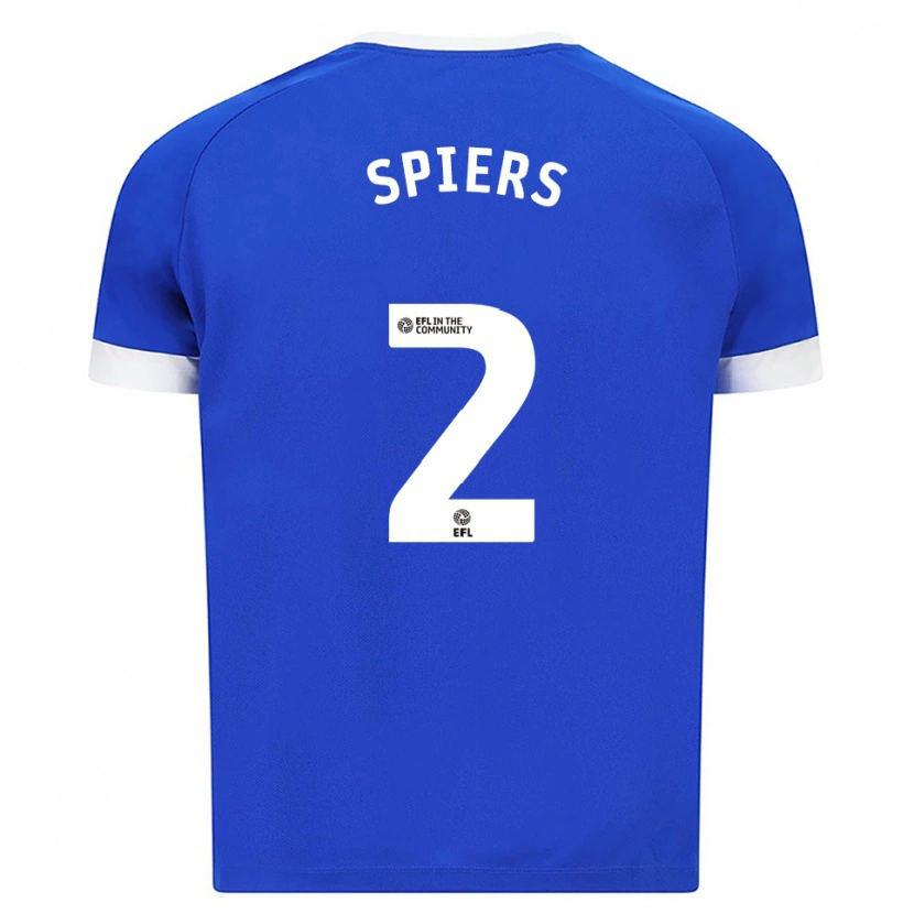 Danxen Damen Will Spiers #2 Blau Weiß Heimtrikot Trikot 2025/26 T-Shirt Österreich