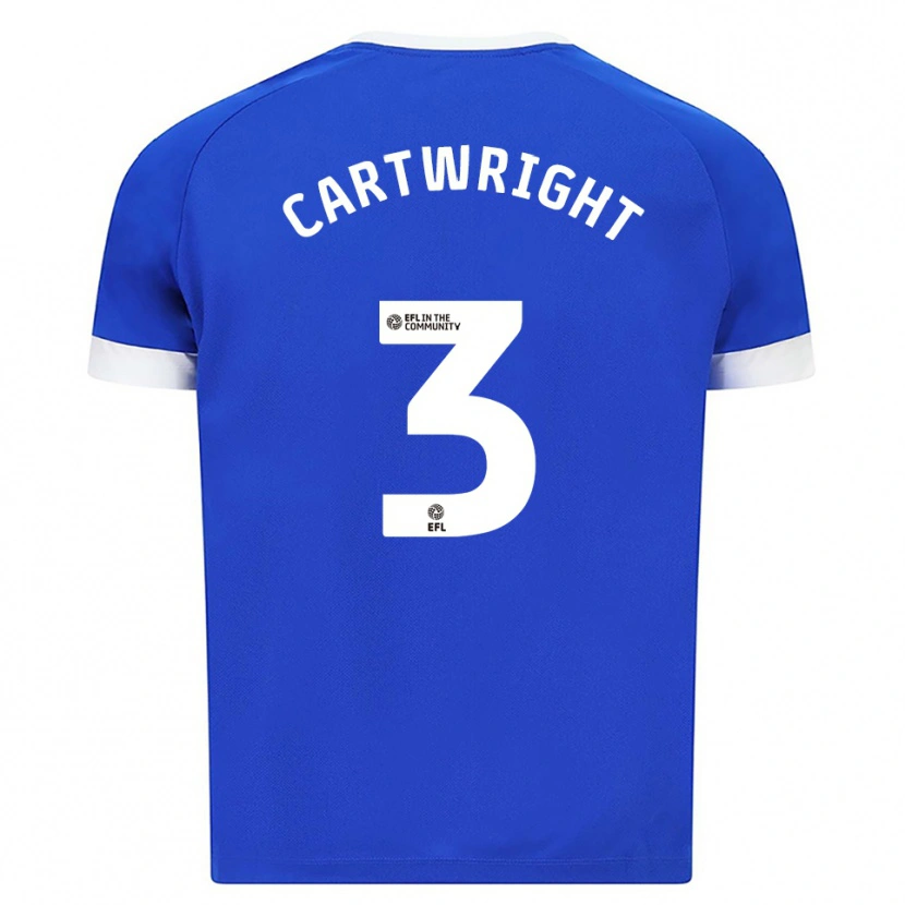 Danxen Damen Logan Cartwright #3 Blau Weiß Heimtrikot Trikot 2025/26 T-Shirt Österreich