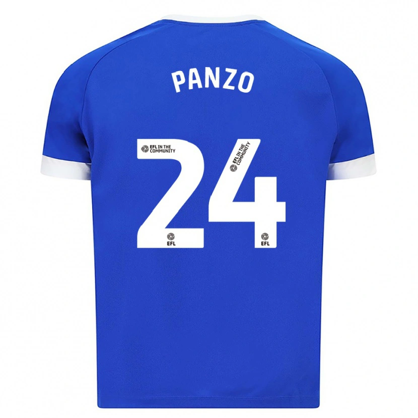 Danxen Damen Jonathan Panzo #24 Blau Weiß Heimtrikot Trikot 2025/26 T-Shirt Österreich