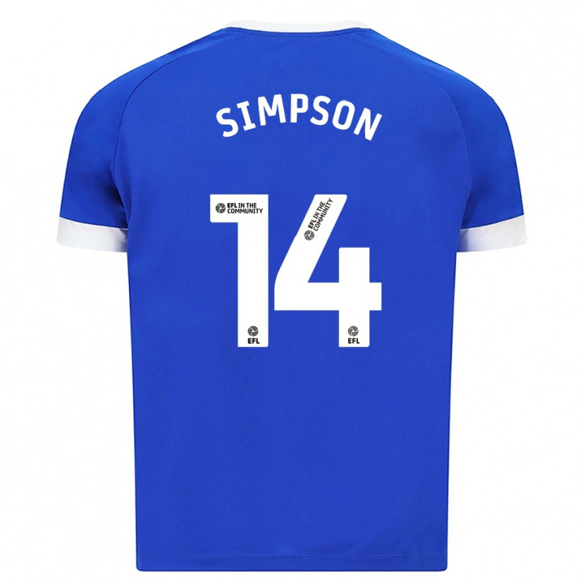 Danxen Damen Jasmine Simpson #14 Blau Weiß Heimtrikot Trikot 2025/26 T-Shirt Österreich