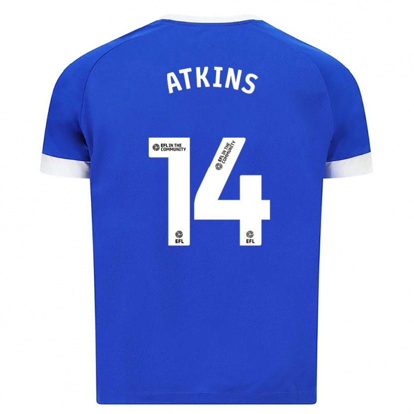 Danxen Damen Zoe Atkins #14 Blau Weiß Heimtrikot Trikot 2025/26 T-Shirt Österreich