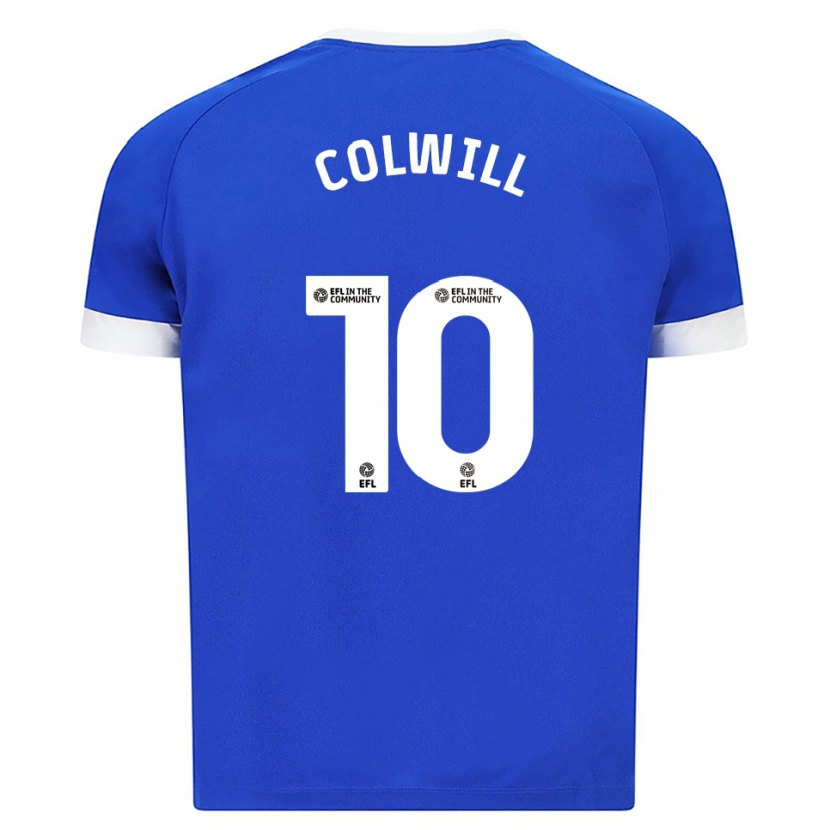 Danxen Damen Rubin Colwill #10 Blau Weiß Heimtrikot Trikot 2025/26 T-Shirt Österreich