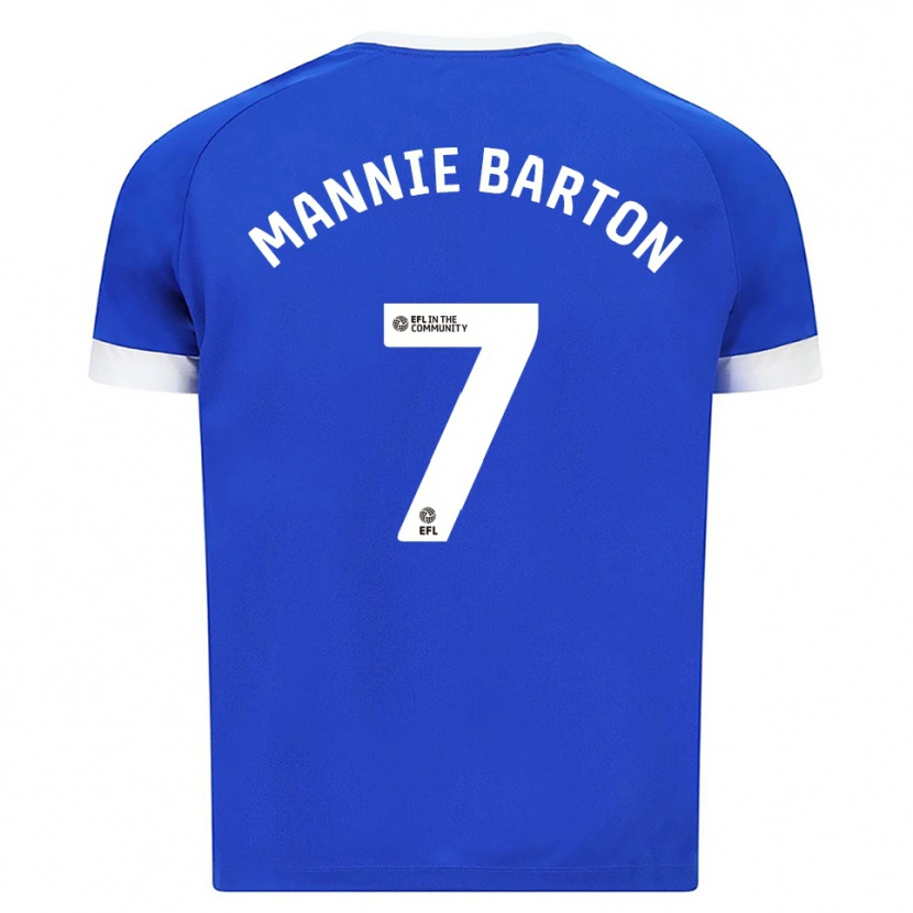 Danxen Damen Mannie Barton #7 Blau Weiß Heimtrikot Trikot 2025/26 T-Shirt Österreich