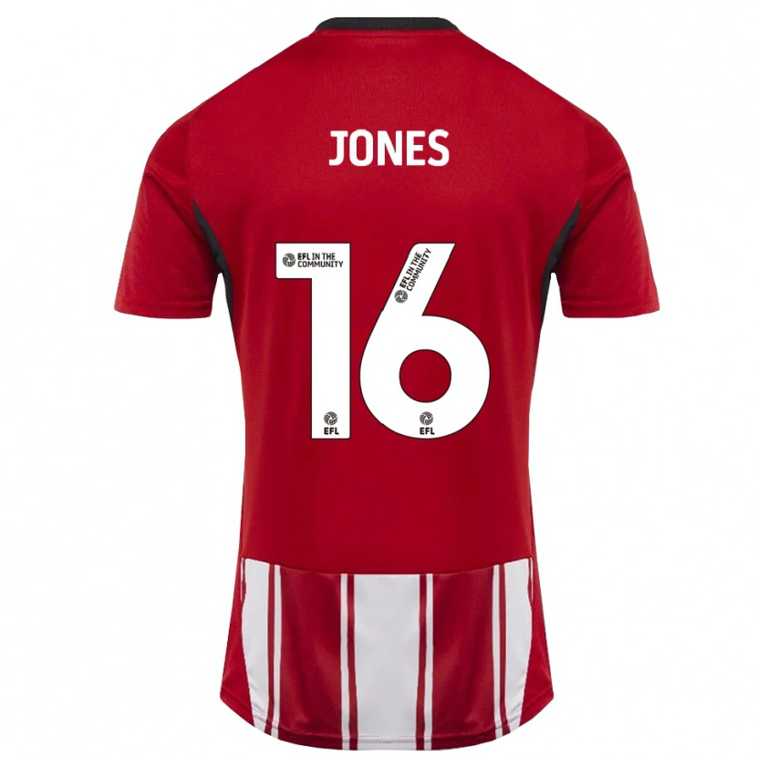 Danxen Damen Patrick Jones #16 Rot Weiß Schwarz Heimtrikot Trikot 2025/26 T-Shirt Österreich