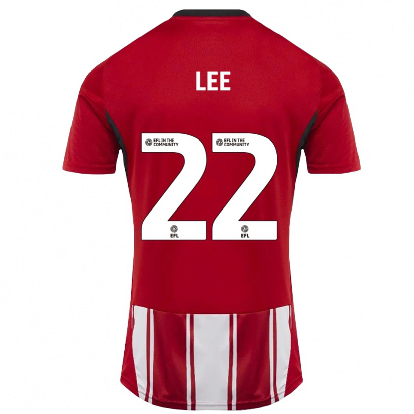 Danxen Damen Harry Lee #22 Rot Weiß Schwarz Heimtrikot Trikot 2025/26 T-Shirt Österreich
