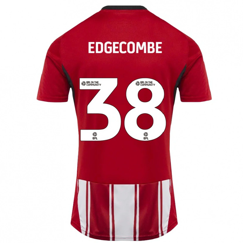 Danxen Damen Max Edgecombe #38 Rot Weiß Schwarz Heimtrikot Trikot 2025/26 T-Shirt Österreich
