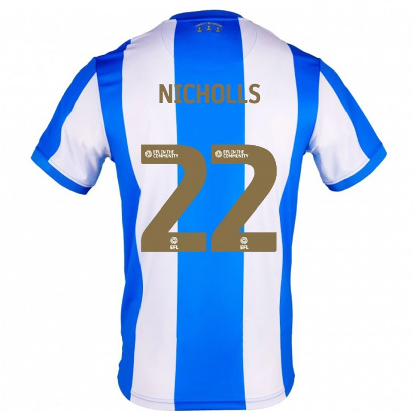 Danxen Damen Lee Nicholls #22 Blau Weiß Heimtrikot Trikot 2025/26 T-Shirt Österreich