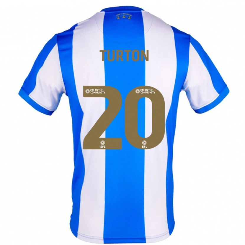 Danxen Damen Ollie Turton #20 Blau Weiß Heimtrikot Trikot 2025/26 T-Shirt Österreich