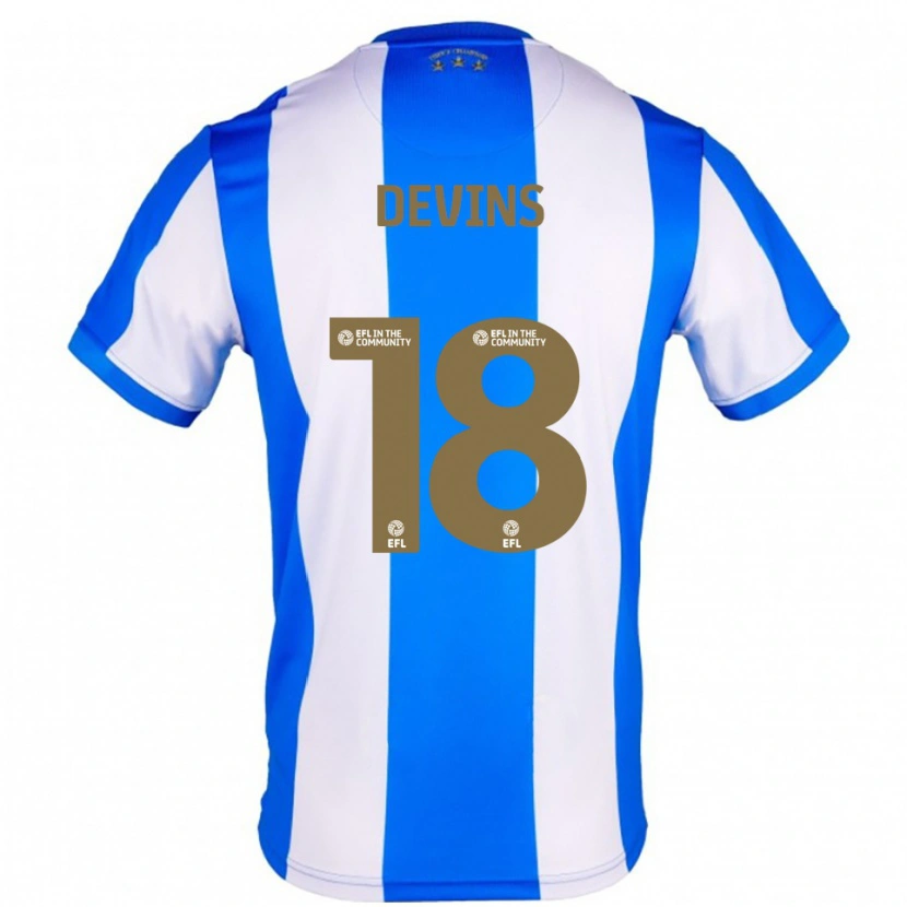 Danxen Damen Caitlin Devins #18 Blau Weiß Heimtrikot Trikot 2025/26 T-Shirt Österreich