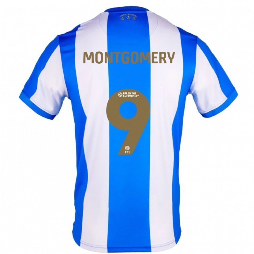 Danxen Damen Ria Montgomery #9 Blau Weiß Heimtrikot Trikot 2025/26 T-Shirt Österreich