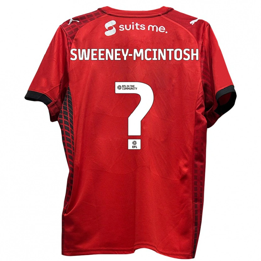 Danxen Damen Brogan Sweeney-Mcintosh #0 Rot Schwarz Heimtrikot Trikot 2025/26 T-Shirt Österreich