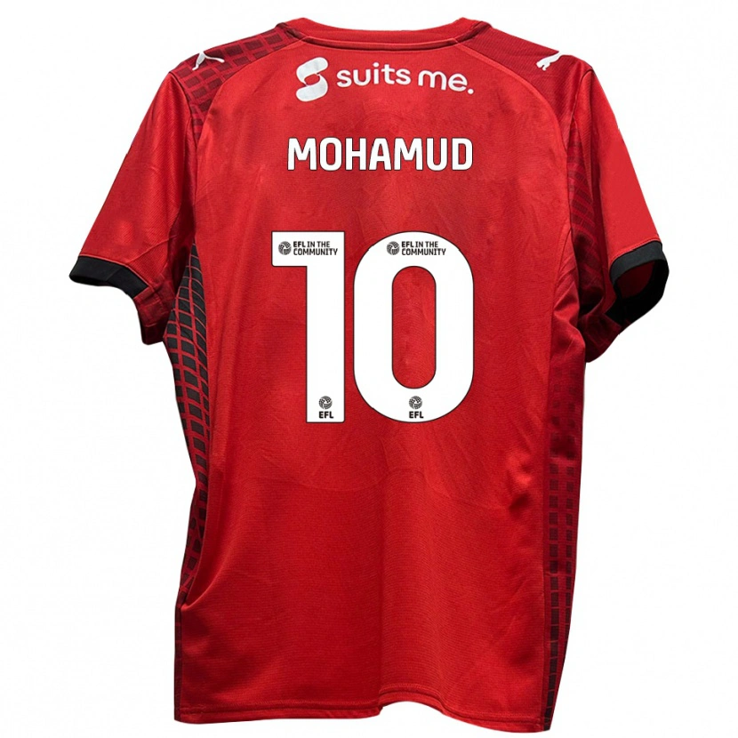 Danxen Damen Abdi Mohamud #10 Rot Schwarz Heimtrikot Trikot 2025/26 T-Shirt Österreich