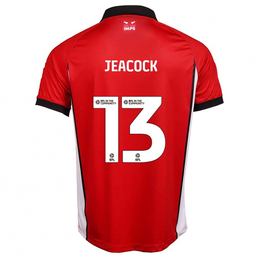 Danxen Damen Zach Jeacock #13 Rot Weiß Heimtrikot Trikot 2025/26 T-Shirt Österreich