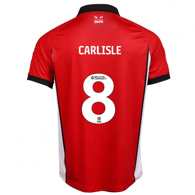 Danxen Damen Charlie Carlisle #8 Rot Weiß Heimtrikot Trikot 2025/26 T-Shirt Österreich