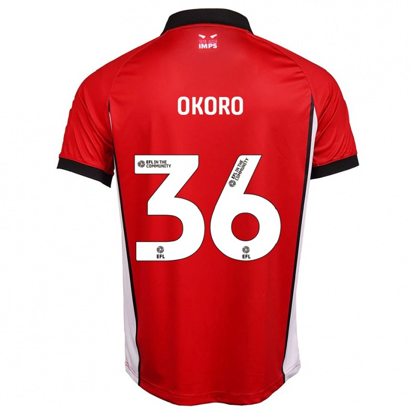 Danxen Damen Zane Okoro #36 Rot Weiß Heimtrikot Trikot 2025/26 T-Shirt Österreich