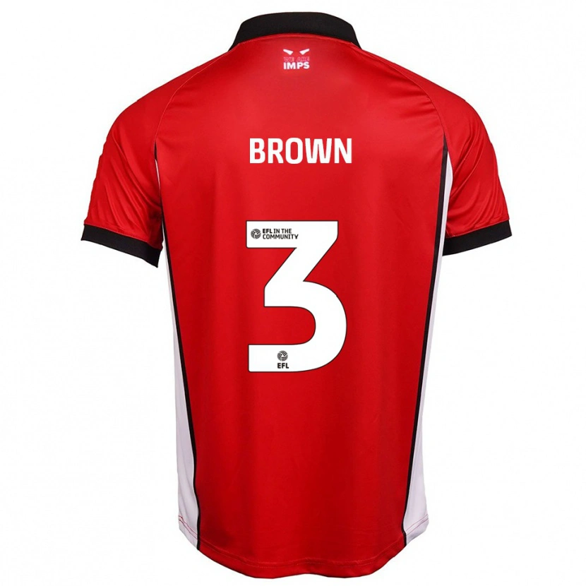 Danxen Damen Jaden Brown #3 Rot Weiß Heimtrikot Trikot 2025/26 T-Shirt Österreich